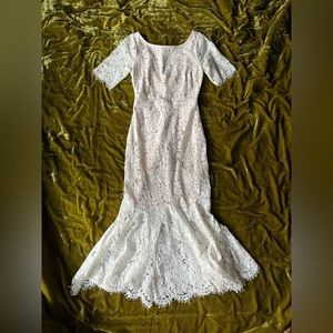 Lace mermaid dress